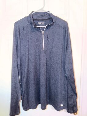 VSRT Men's Quarter-Zip Pullover - Navy Heather